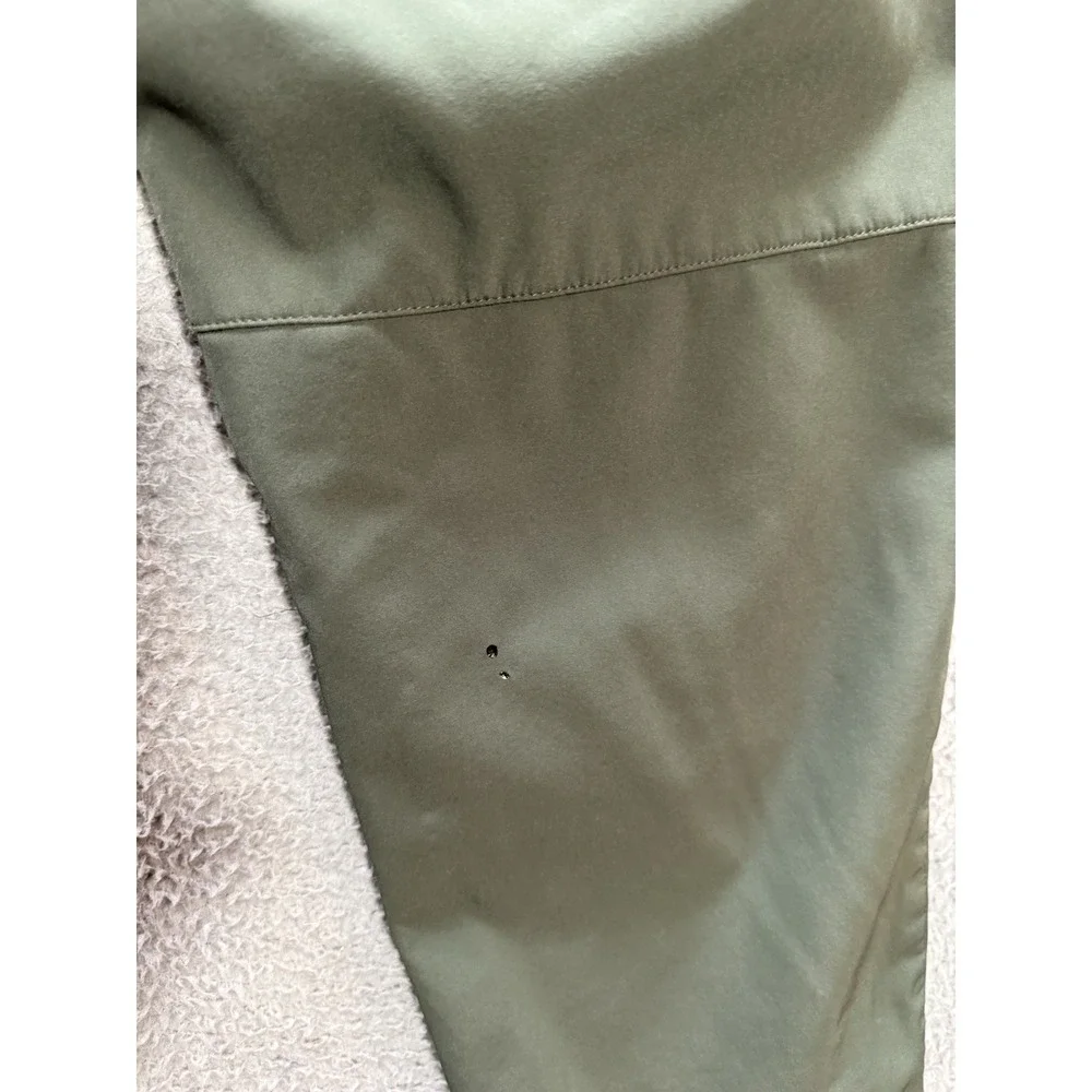 Outdoor Sports Pants Mens 36 Green Fleece Lined Performance Articulated‎ Knee